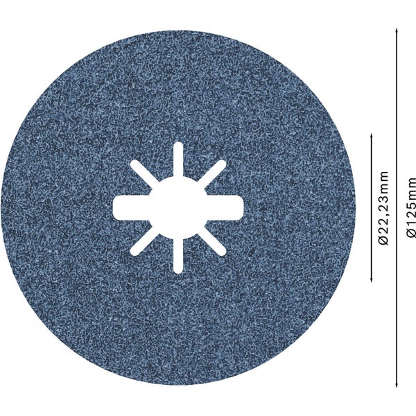 Schleifscheibe, Durchmesser 125 Millimeter