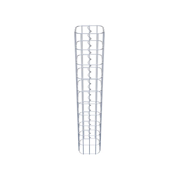 Gabionensäule 17 x 17 cm, MW 5 x 10 cm eckig - Höhe: 1,00 m