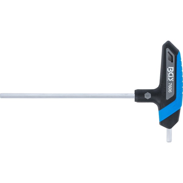 BGS T-Griff Innensechskantschlüssel, 6 mm, 160 mm Länge