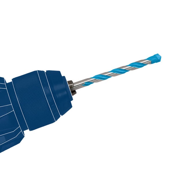 Bohrmaschine mit Steinbohrer