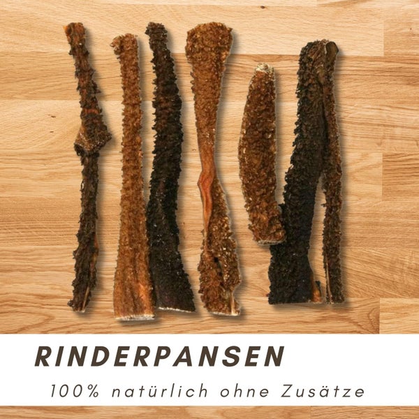 Rinderpansen, ein natürlicher Hundesnack ohne Zusätze.