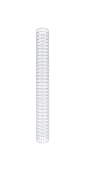 Gabionensäule Durchmesser 27 cm MW 5 x 5 cm rund - Höhe: 170 cm