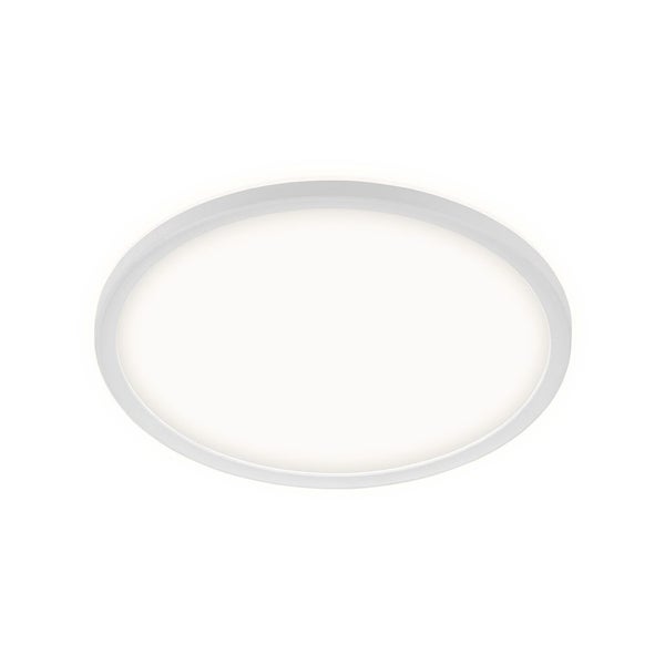 TELEFUNKEN LED Bad Deckenleuchte mit Backlight, IP44 LED Badezimmerlampe, ultraflach, neutralweißes Licht, Weiß, 290x35 mm (DxH)