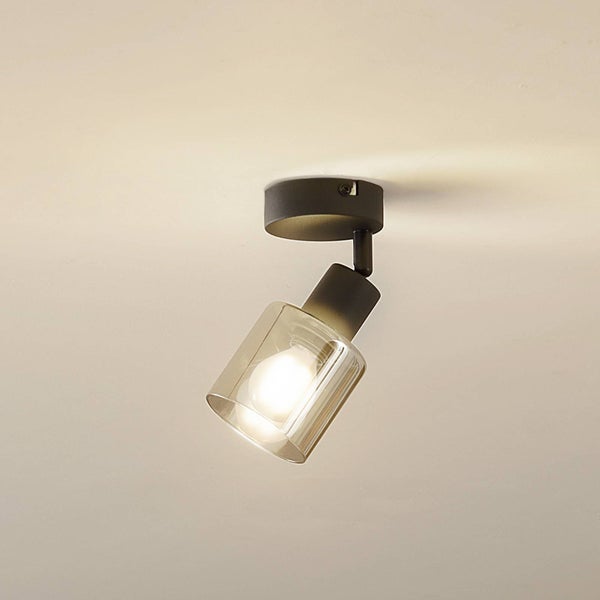 Deckenleuchte mit Glasschirm