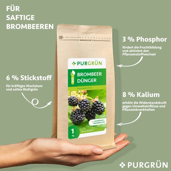 Purgrün Bio-Brombeer-Dünger 1 kg