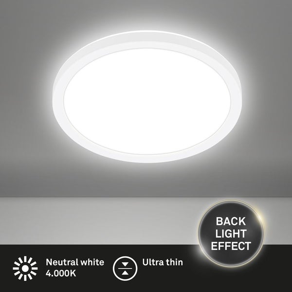 LED Deckenlampe LED Panel Deckenleuchte Flach Indirektes Licht Neutralweiß