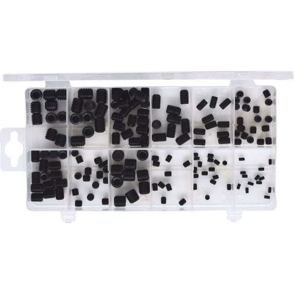 KS TOOLS Sortiment Madenschrauben metrisch 160tlg. - 970.0400