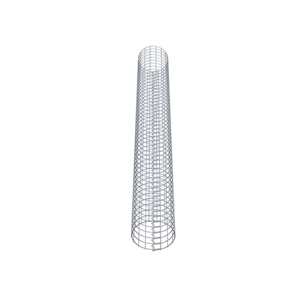 Gabionensäule Durchmesser 27 cm MW 5 x 5 cm rund - Höhe: 220 cm