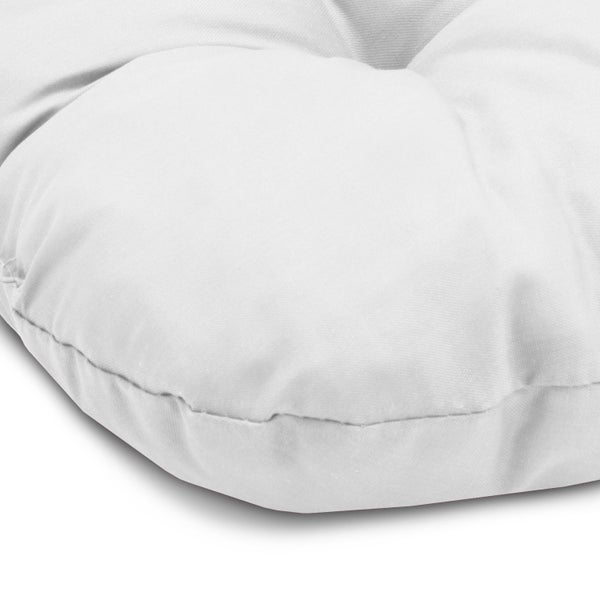 Detailansicht eines runden Sitzkissens