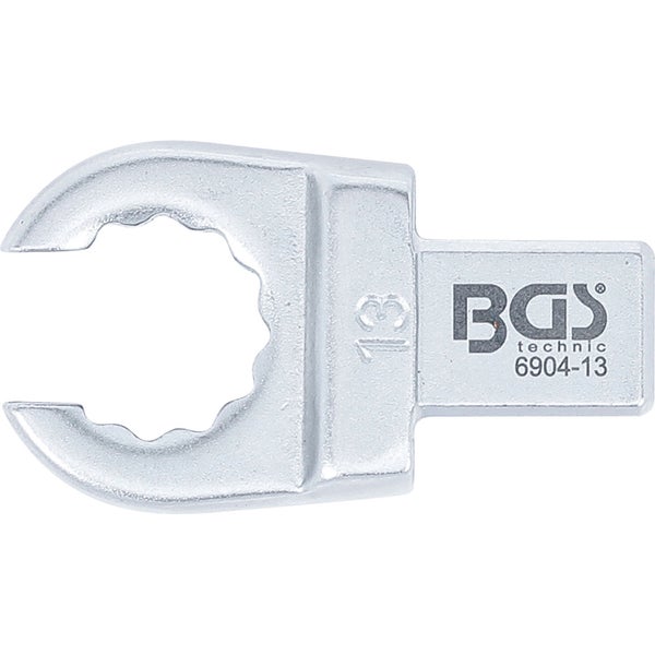 BGS Einsteck-Ringschlüssel offen 13 mm Aufnahme 9 x 12 mm - 6904-13