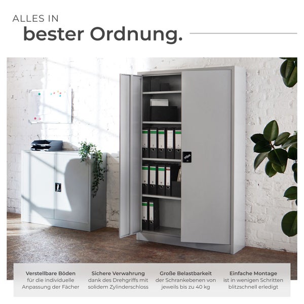 Büro mit Aktenschränken für die Büroorganisation