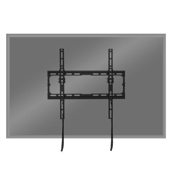 ECD Germany TV Wandhalterung Neigbar +0°/-8° Halterung für 32-70 Zoll Fernseher (81-160cm) Flach & Curved LCD/LED Monitor, VESA 400x400, Universal, Bewegliche Fernsehwandhalterung Zieh schloss-Design