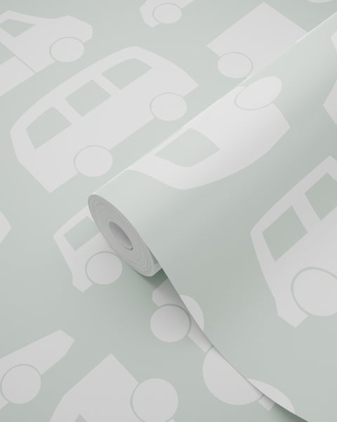 Tapetenrolle mit Van-Muster