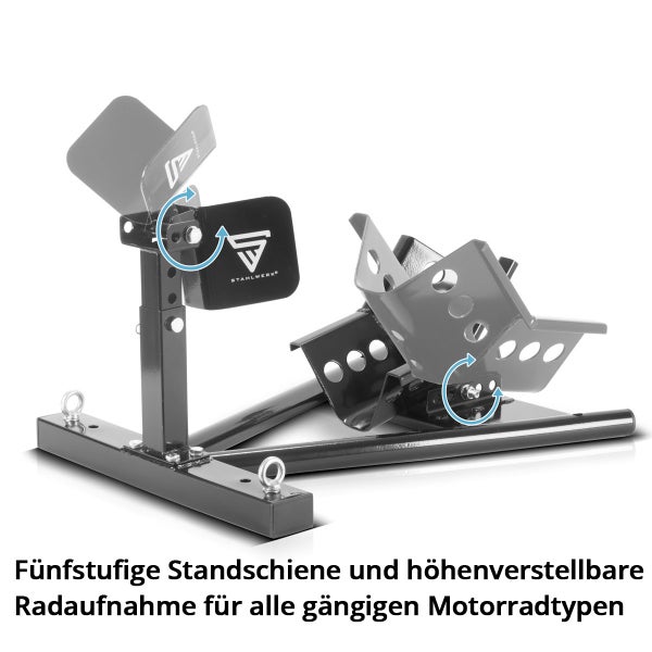 Motorrad Montageständer GTM-600 ST 15-21 Motorradständer Radwippe