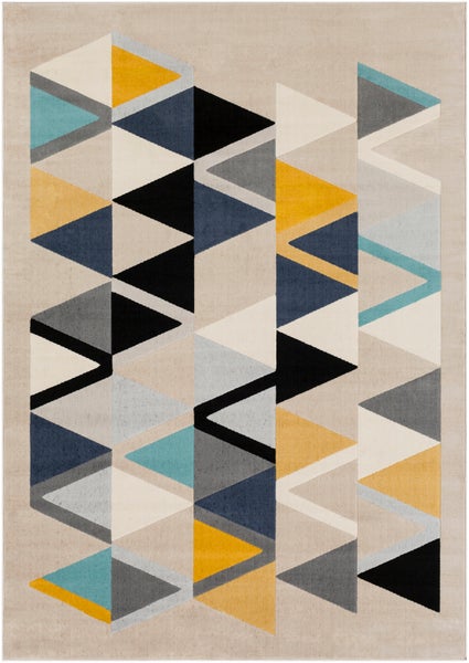 Moderner Skandinavischer Teppich Mehrfarbig/Grau 120x170 cm DELANEY