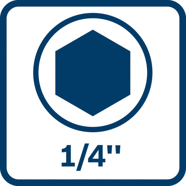 1/4 Zoll Innensechskant Symbol