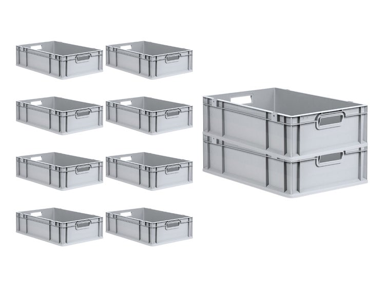 PROREGAL Eurobox NextGen Grip HxBxT 17 x 40 x 60 cm 34 Liter Griffe