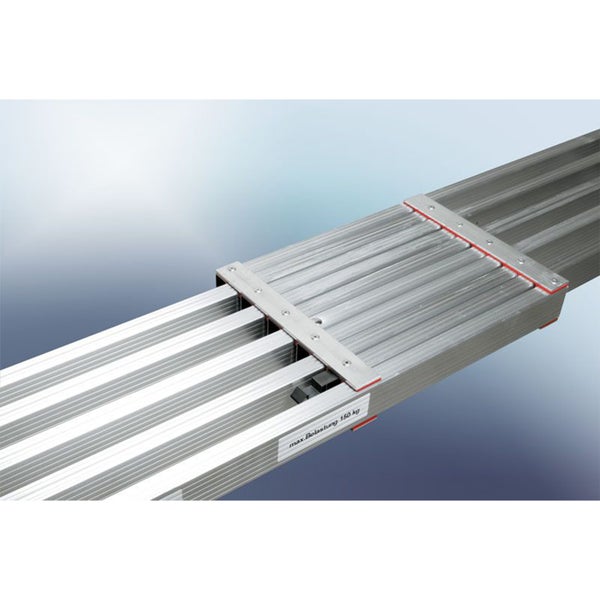 Teleskop Arbeitsdiele aus Aluminium mit einer maximalen Belastbarkeit von 150 Kilogramm.