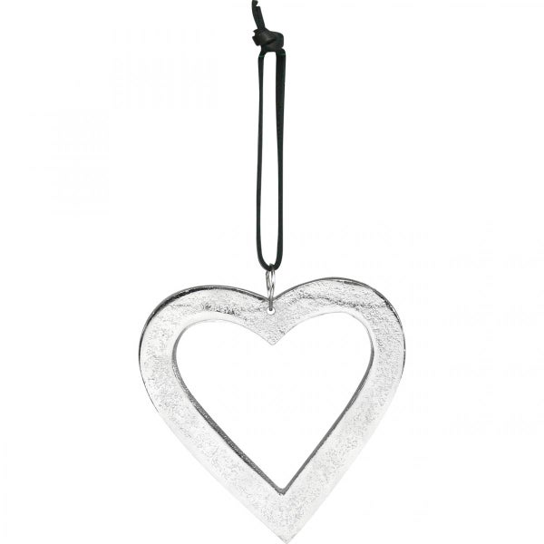 Herzförmiger Anhänger aus Glas