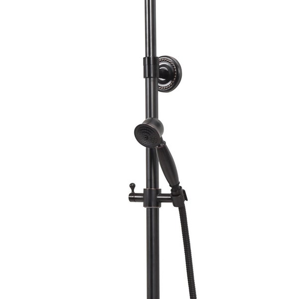 Duschsäule, Duschpaneele Retro Black 1