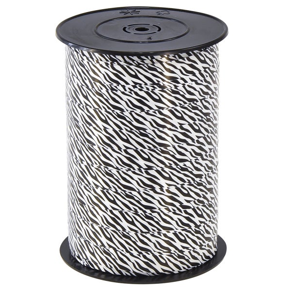 Zebra-Muster Kräuselband auf Spule