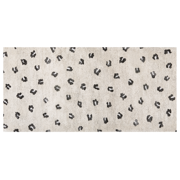 Teppich AFIS Beige 80 x 150 cm Baumwolle