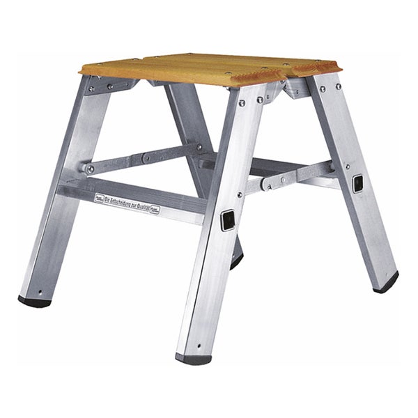 Aluminium Tritt mit Holzplattform für Heimwerkerarbeiten