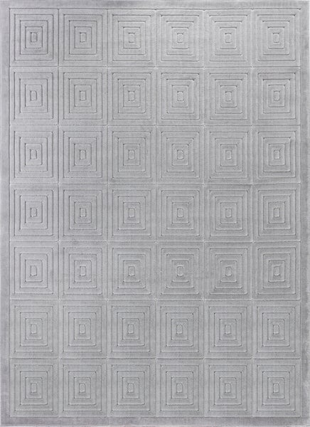 Moderner Skandinavischer Teppich für Innen-/Außenbereich Grau 120x170 cm SAKURA