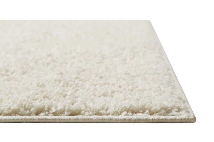 Teppich Creme Weiß Hochflor Gino Homie Living 80x230 cm