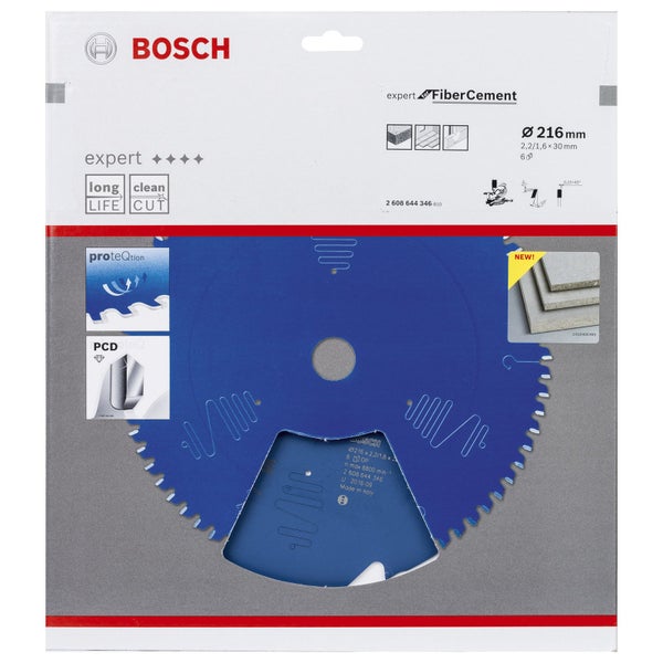 Bosch Expert FiberCement Sägeblatt, Durchmesser 216 Millimeter