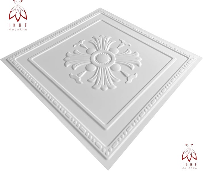 3D Wandpaneel 50x50 cm – PVC Kunststoff in realistischer 3D Optik – Wappen Klassiker Desing D50