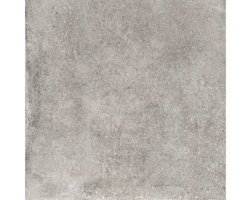 Graue Feinsteinzeugfliese für den Innen- und Außenbereich.