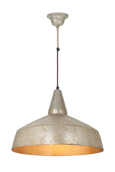 Loft Stil Hängelampe Modern in Gold Beige, Industrielle Vintage Pendellampe 33 cm | Wohnzimmer Esszimmer Leuchte