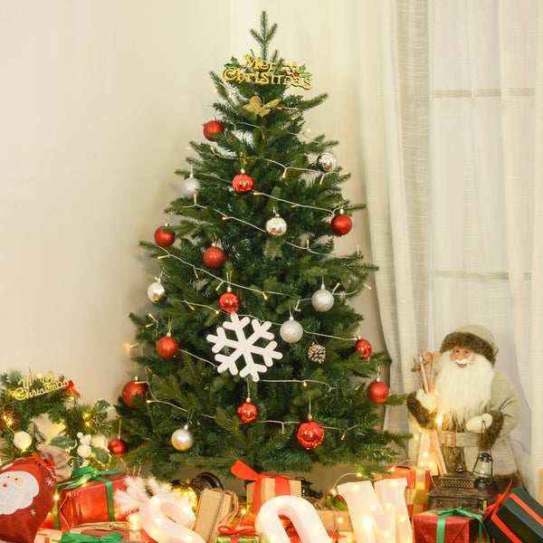 HOMCOM Weihnachtsbaum, Ø95 x 150H cm, PVC, Grün
