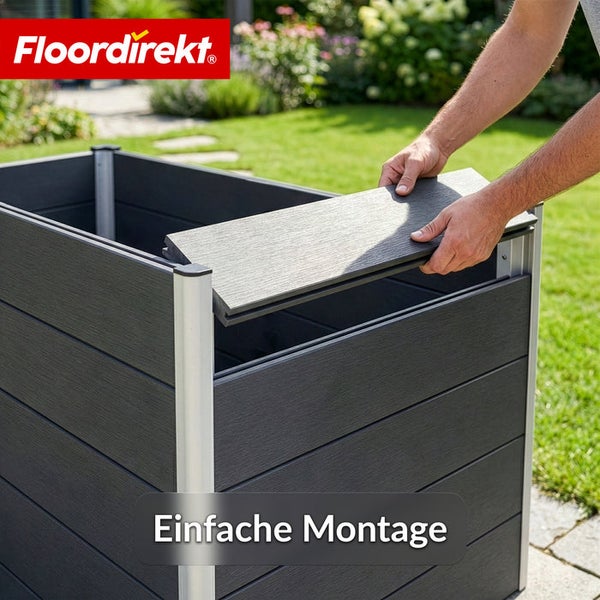 Aufbau eines Hochbeets mit einfacher Montage