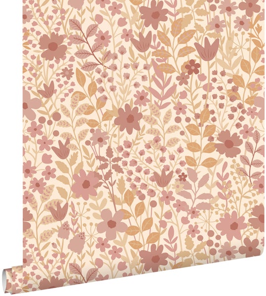 Tapete mit floralem Muster