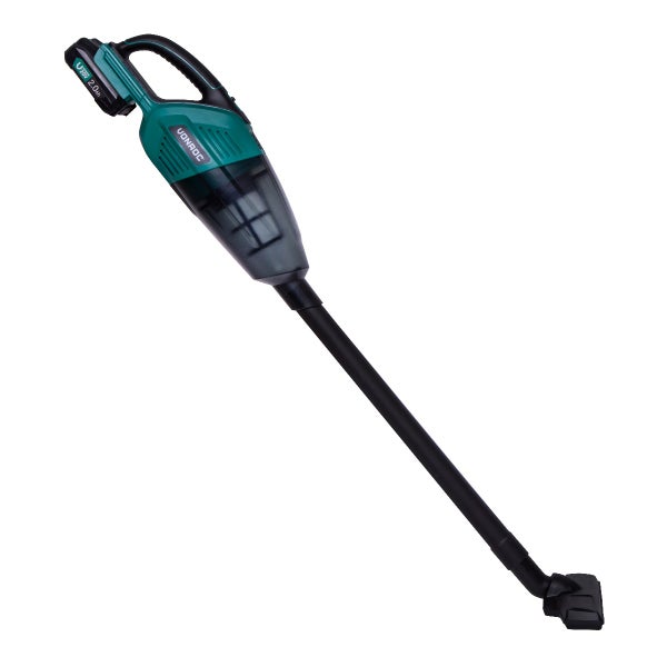 VONROC Kabelloser Staubsauger - 2 Akkus 2,0 Ah und Ladegerät 20 V Vpower - Staubbehälter 0,5 l - 3 Düsen und Verlängerung von 46 cm - Filter und Behälter abnehmbar und waschbar