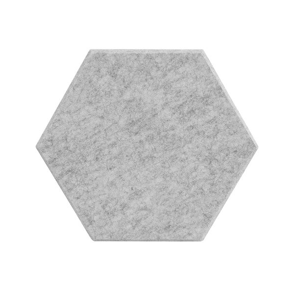 Home Deluxe Akustikplatten Hexagon selbstklebend SILENT - Hellgrau, 15er Set | Schallschutzplatten, Wanddekoration, Schallabsorber, Akustik Paneel