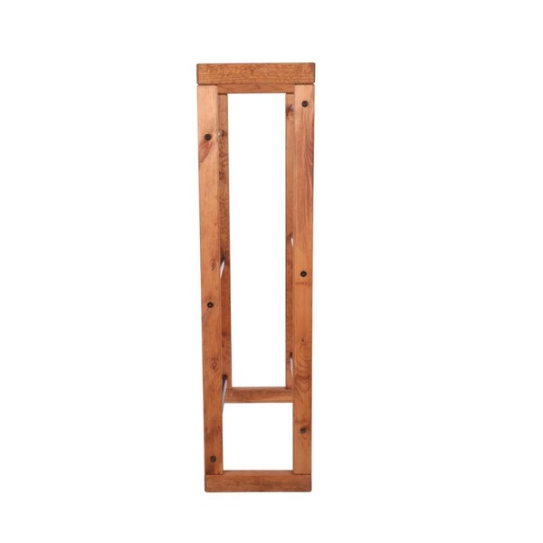 PROREGAL Getränkekistenregal HARZ HxBxT 137x82x35cm 6 Kisten auf 3 Ebenen Massives Kiefernholz Braun geölt