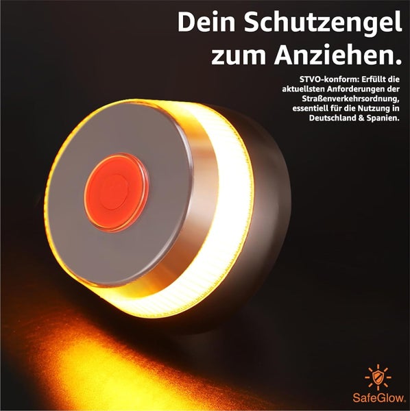 SafeGlow Licht zur Befestigung an der Kleidung