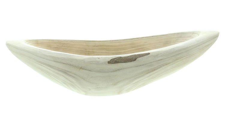FRANK FLECHTWAREN | Schale Wood, tief, PAULOWNIA, 60 x 17 x 16 cm