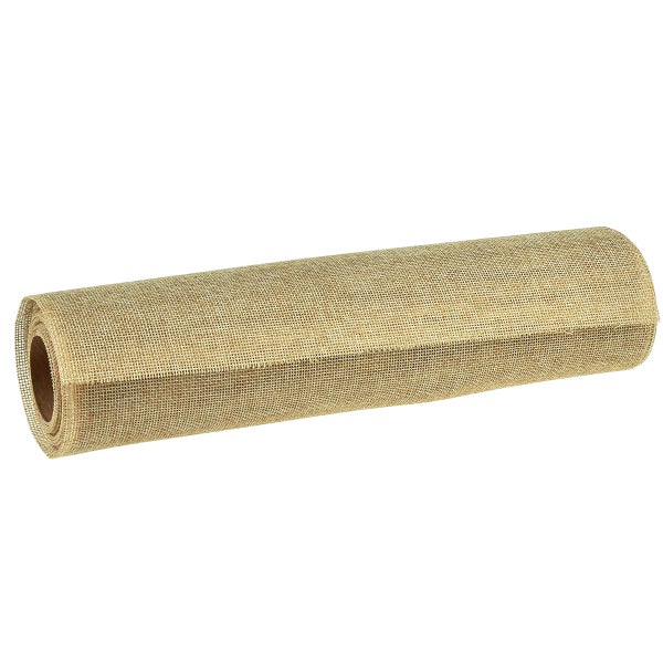 Rolle aus Jutegewebe, Naturmaterial für Winterschutz im Garten und Dekoration.