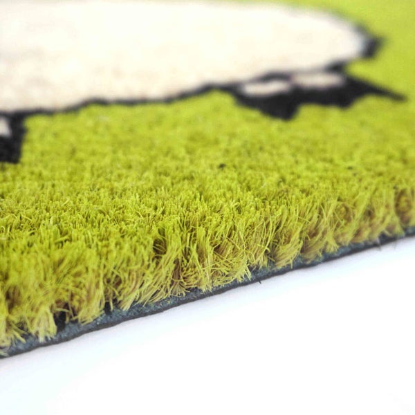 Fußmatte aus Kokosfaser mit Tiermotiv für den Innenbereich