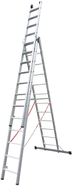 Mehrzweckleiter aus Aluminium mit mehreren Sprossen