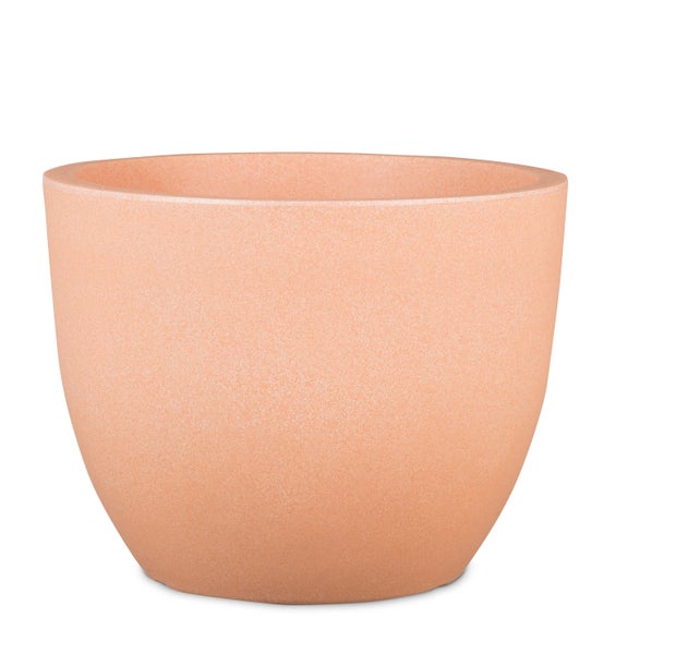 Scheurich Firenze 60, Pflanzgefäß/Blumentopf/Pflanzkübel, rund,  aus Kunststoff Farbe: Terracotta, 59,5 cm Durchmesser, 45,8 cm hoch, 85,5 l Vol.