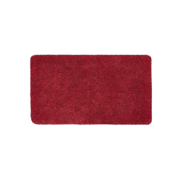 Rechteckige Fußmatte aus Textilfasern