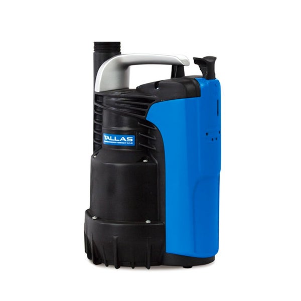 Tallas Schmutzwasserpumpe in Schwarz und Blau