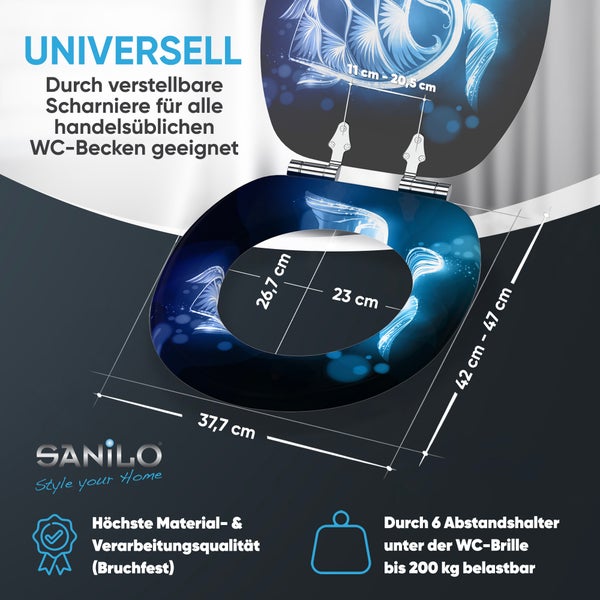 WC-Sitz mit Absenkautomatik Glow Turtle