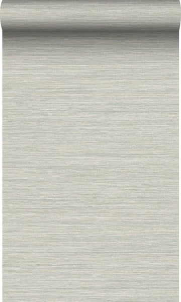 Origin Wallcoverings Tapete Gewebeoptik Grau - 53 cm x 10.05 m - 347652