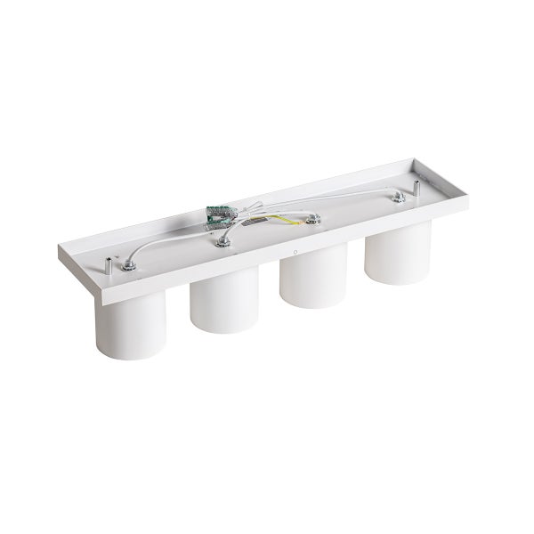 Deckenleuchte mit vier zylindrischen Leuchten